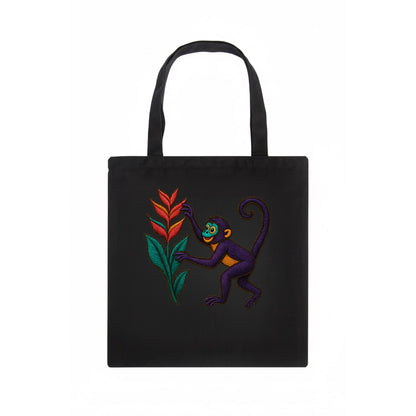 Spider Monkey - Tote Bag - dark