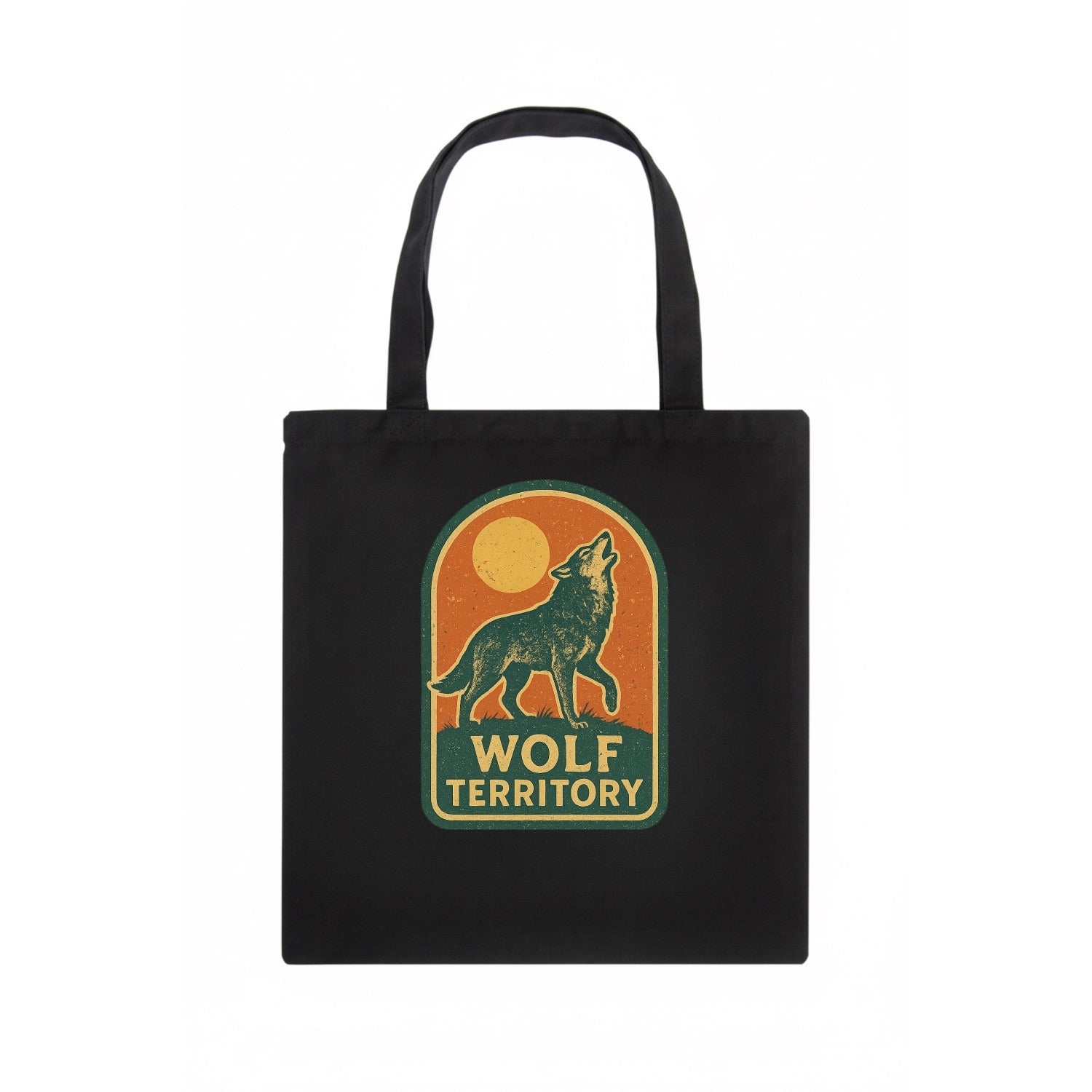 Wolf Territory Marking  - Tote Bag - dark