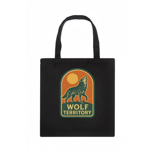 Wolf Territory Marking  - Tote Bag - dark