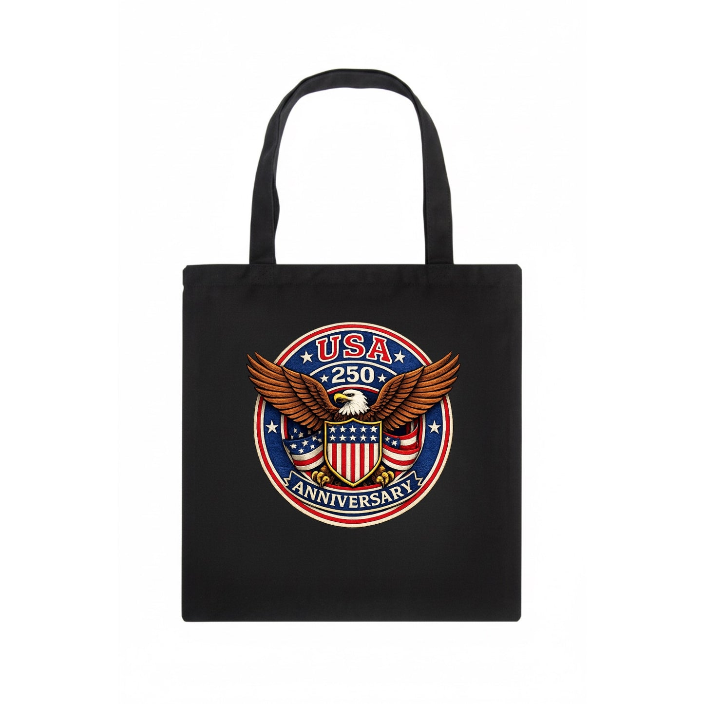 Usa 250 Anniversary Eagle Shield Emblem - Tote Bag - dark