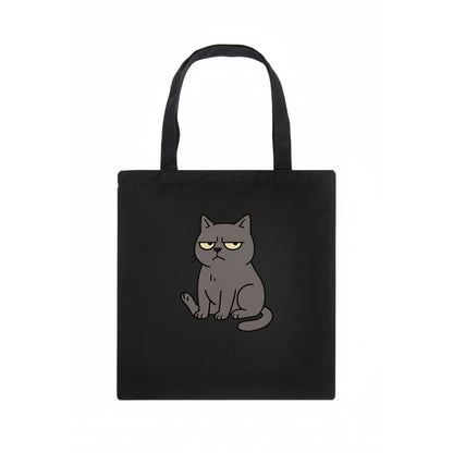The Cat Judging Silently - Tote Bag - dark
