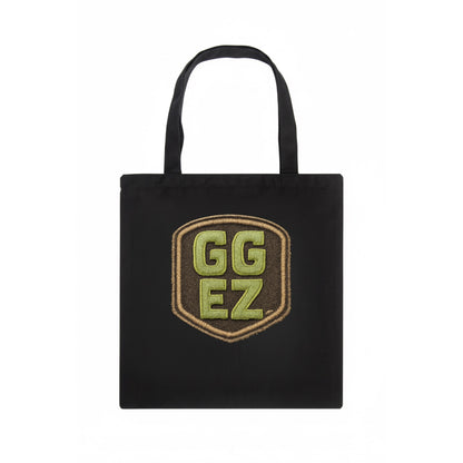 GG EZ - victory text in neon green , easy win - Tote Bag - dark