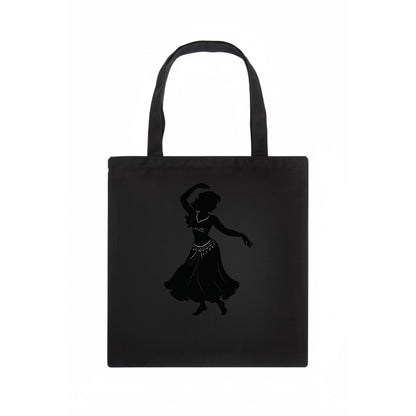 Belly dancer graceful gesture - Tote Bag - dark