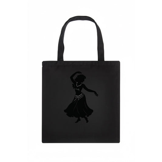 Belly dancer graceful gesture - Tote Bag - dark