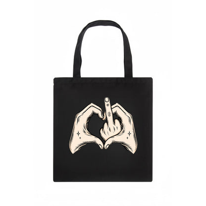 Love You Symbol - Tote Bag - dark