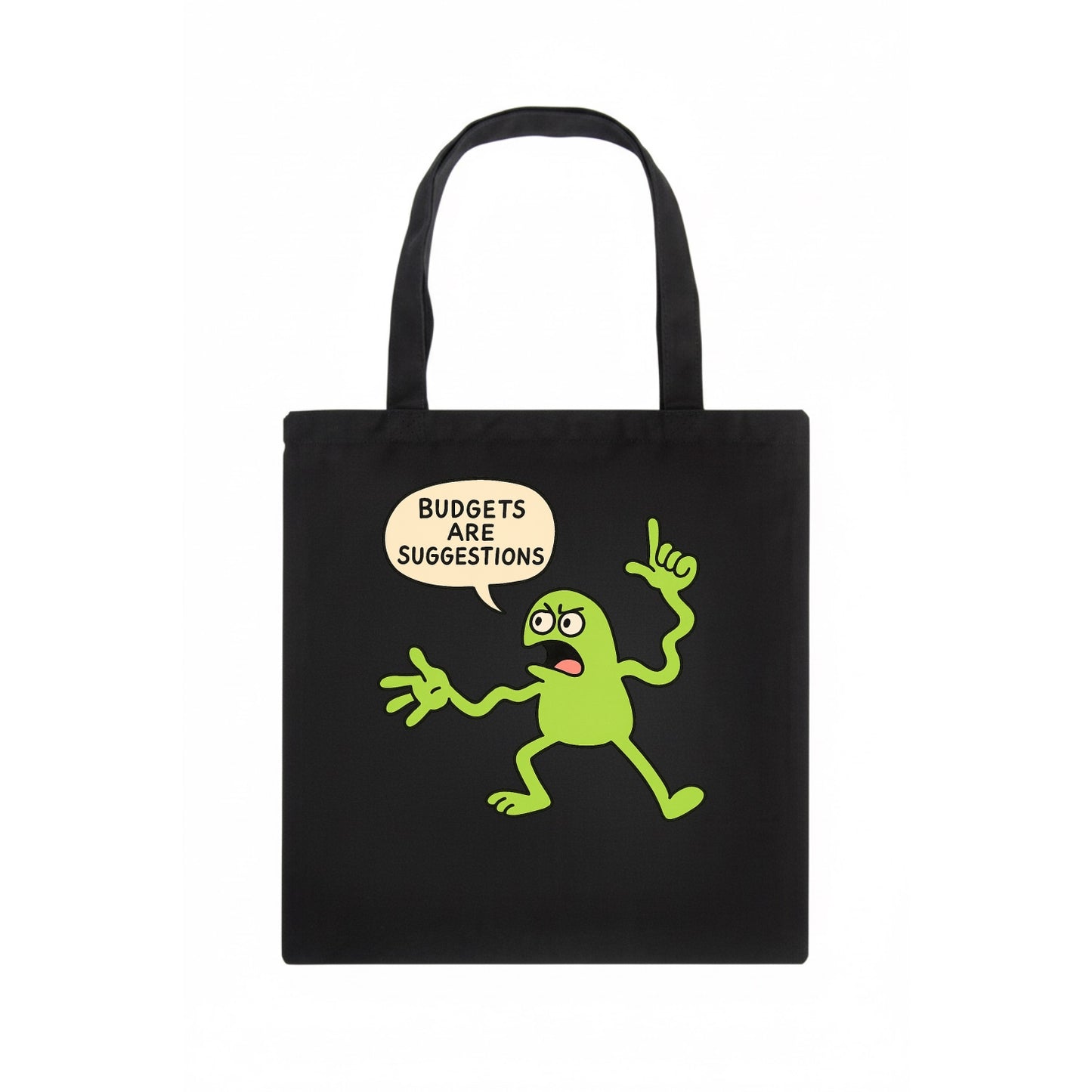 BUDGETS ARE SUGGESTIONS | Rebellious calculator - Tote Bag - dark