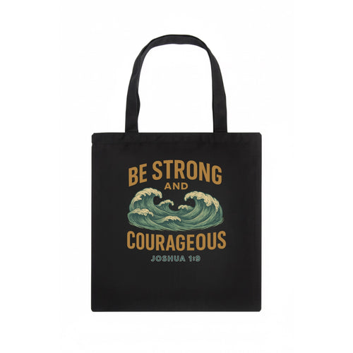 Joshua 1:9 Ocean - Tote Bag