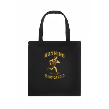 Running Late Is My Cardio  - Tote Bag - dark