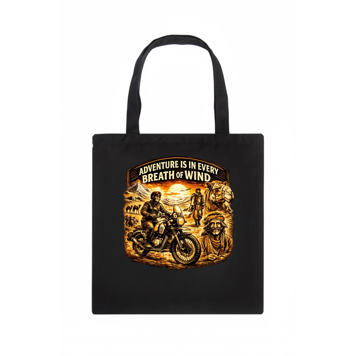 Adventure Vintage Rides - Tote Bag - dark