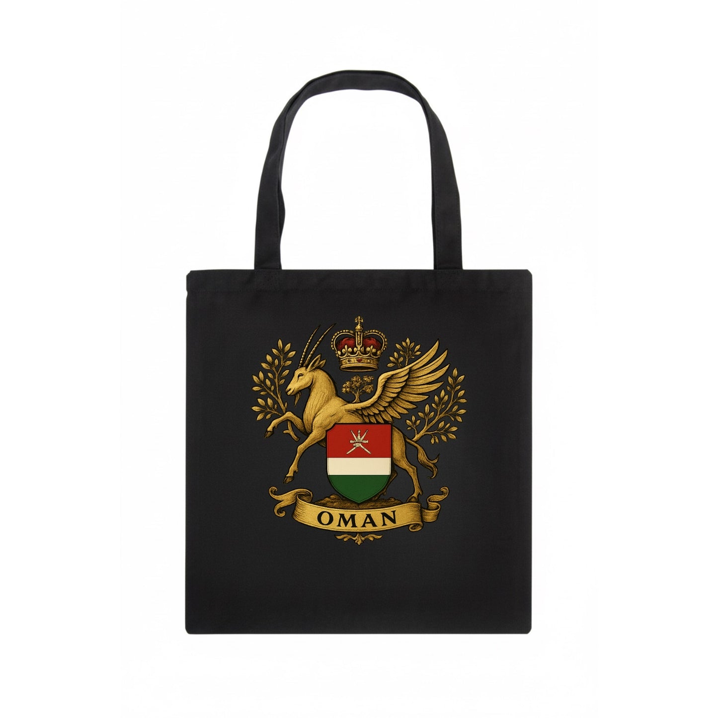 Oman Heritage Badge  - Tote Bag - dark