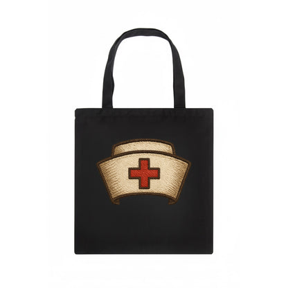 Nurse Cap  - Tote Bag - dark