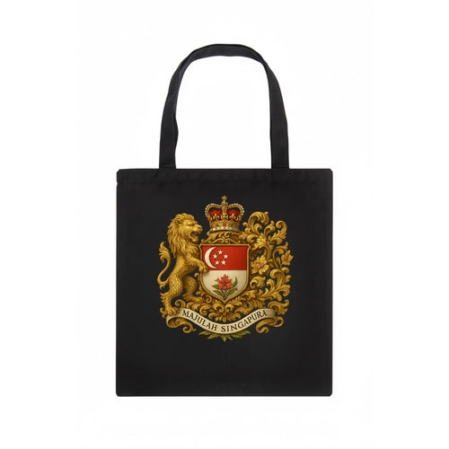Singapore Merlion Emblem  - Tote Bag
