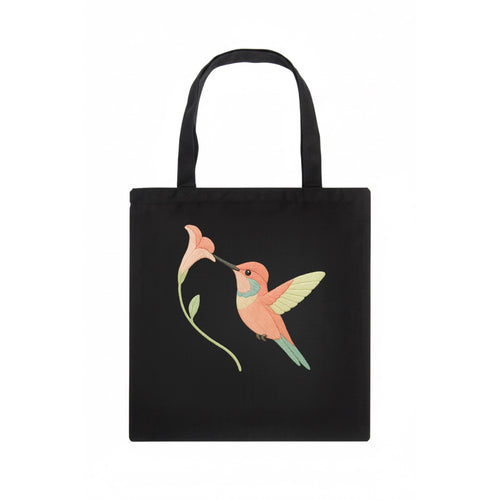 Coral Hummingbird - Tote Bag