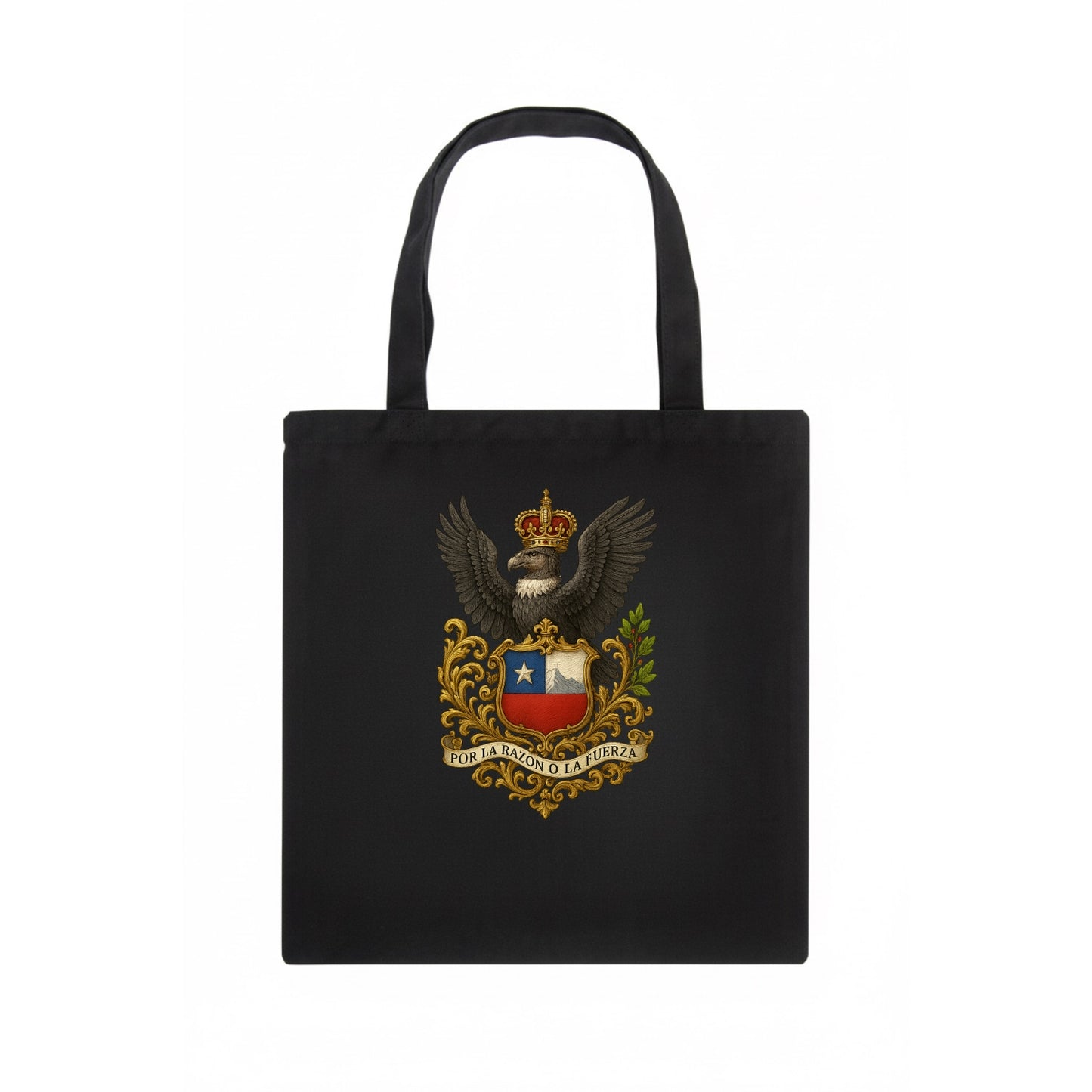 Chile Andean Condor Emblem  - Tote Bag - dark