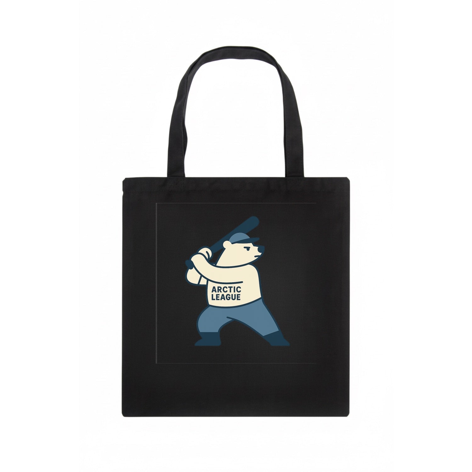 Polar Bear Baseball MVP - Tote Bag - dark