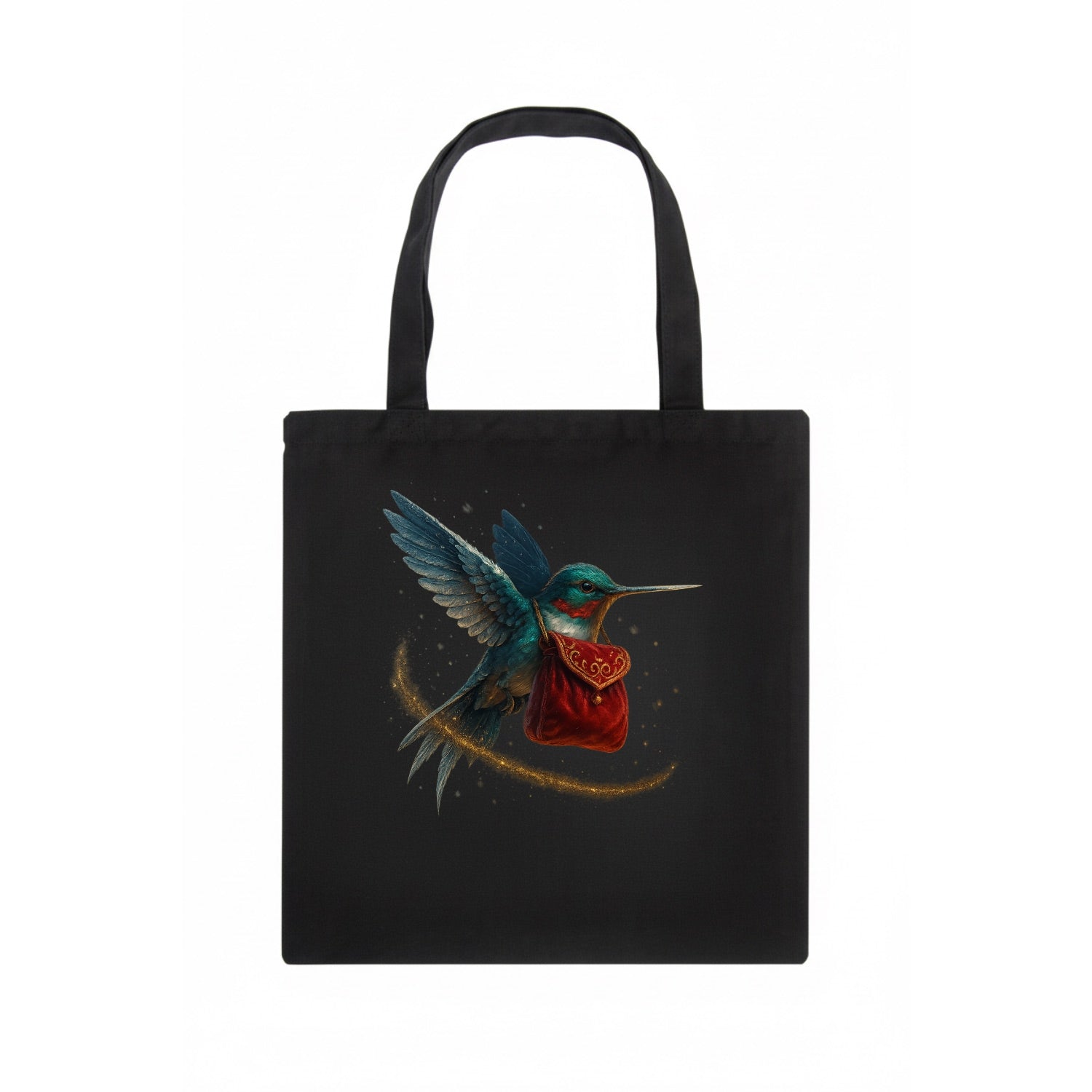 Frostbite Hummingbird Courier  - Tote Bag - dark