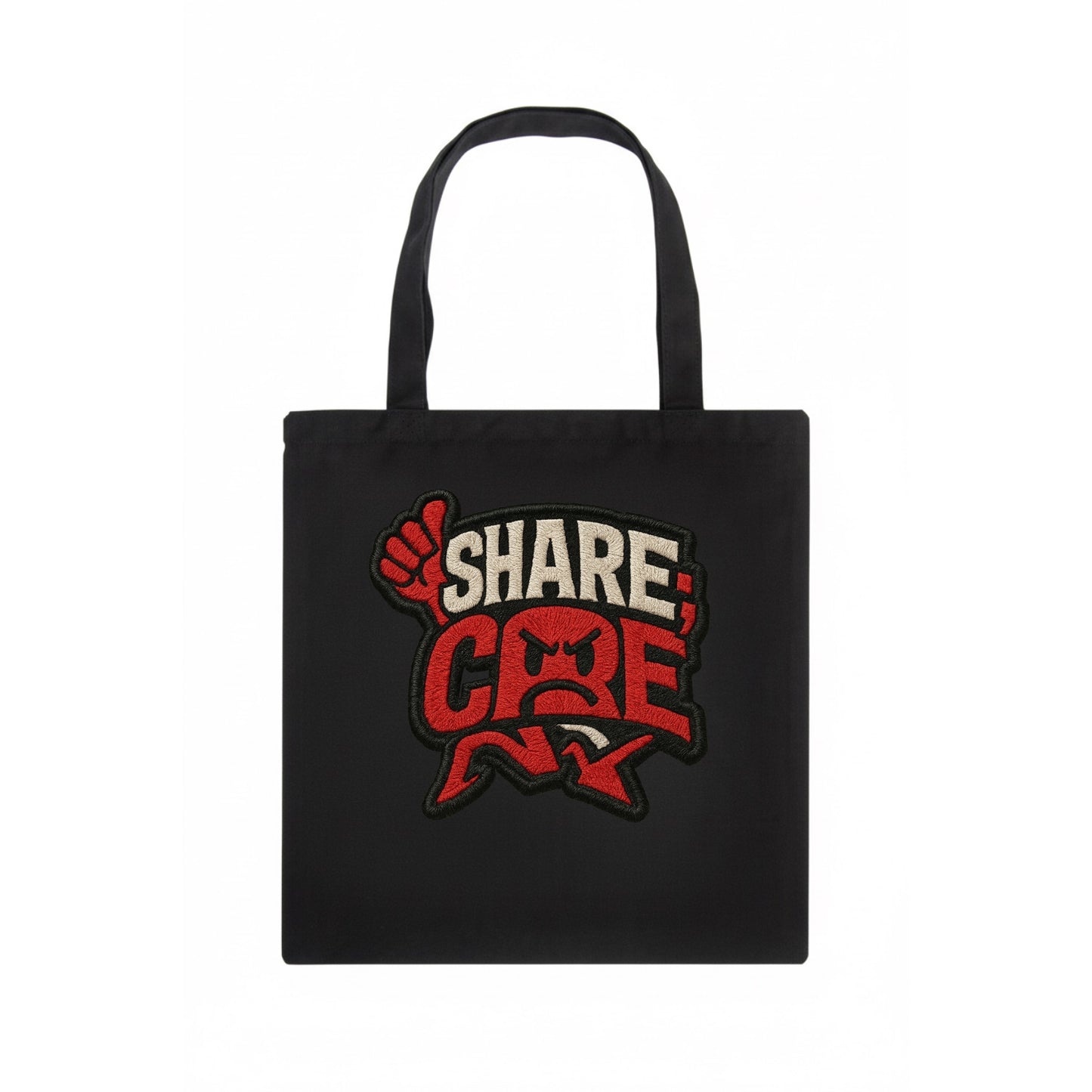 SHARE;CARE TOO MUCH Oversharer Green Hat - Tote Bag - dark