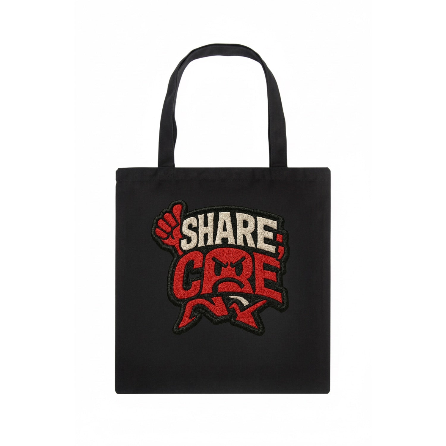 SHARE;CARE TOO MUCH Oversharer Green Hat - Tote Bag - dark