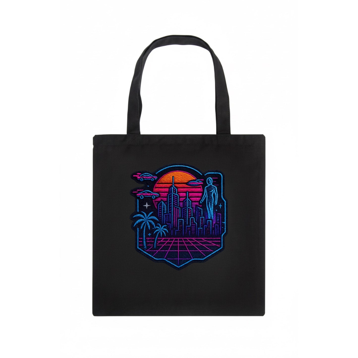 Cyberpunk City - Tote Bag - dark