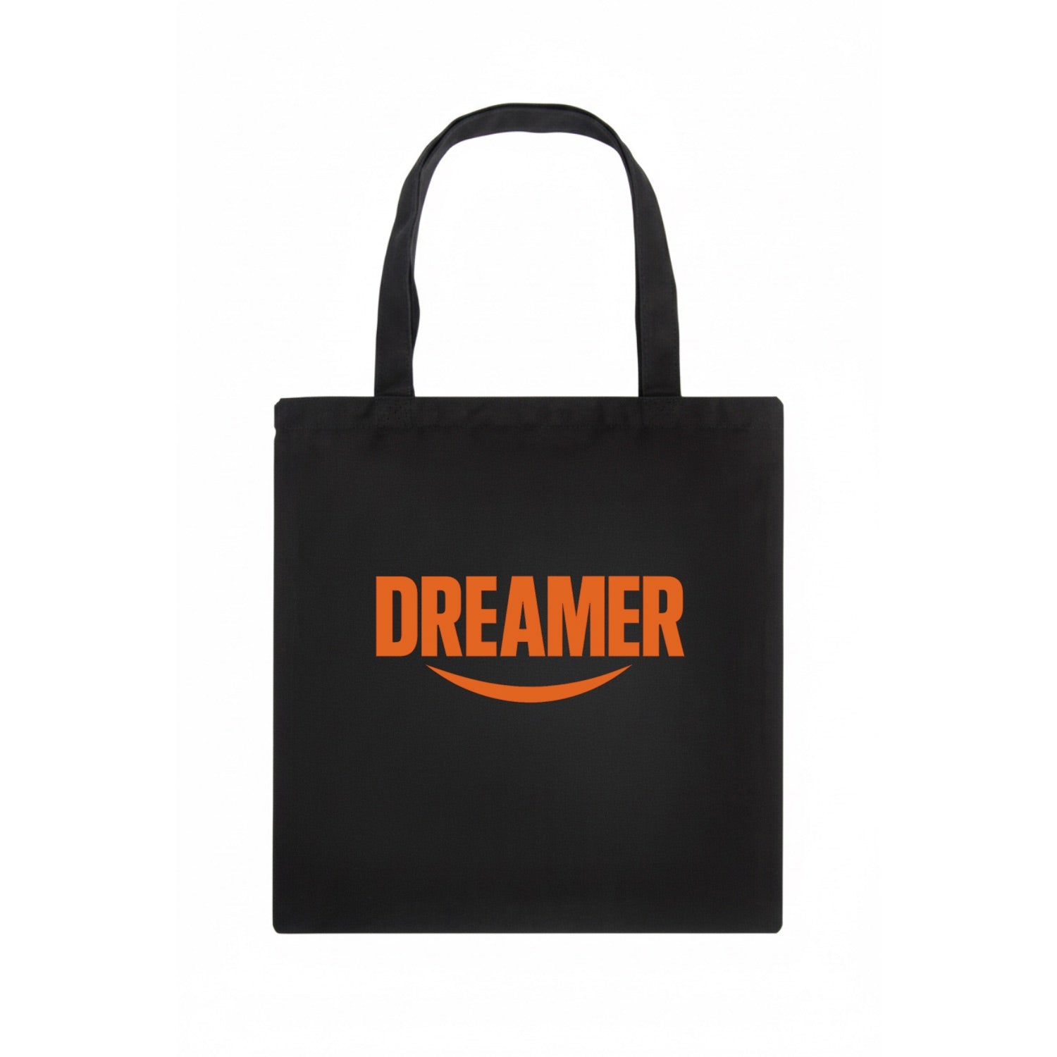 Bold typography design - "DREAMER" - imagination, seeing possibilities - Tote Bag - dark
