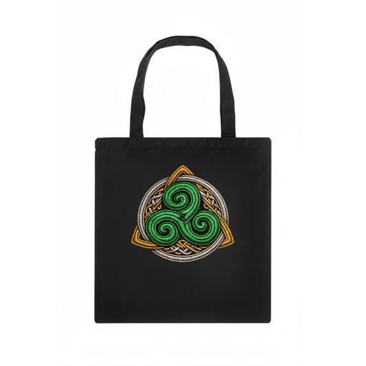 Spiral Knot Triskele - Tote Bag - dark