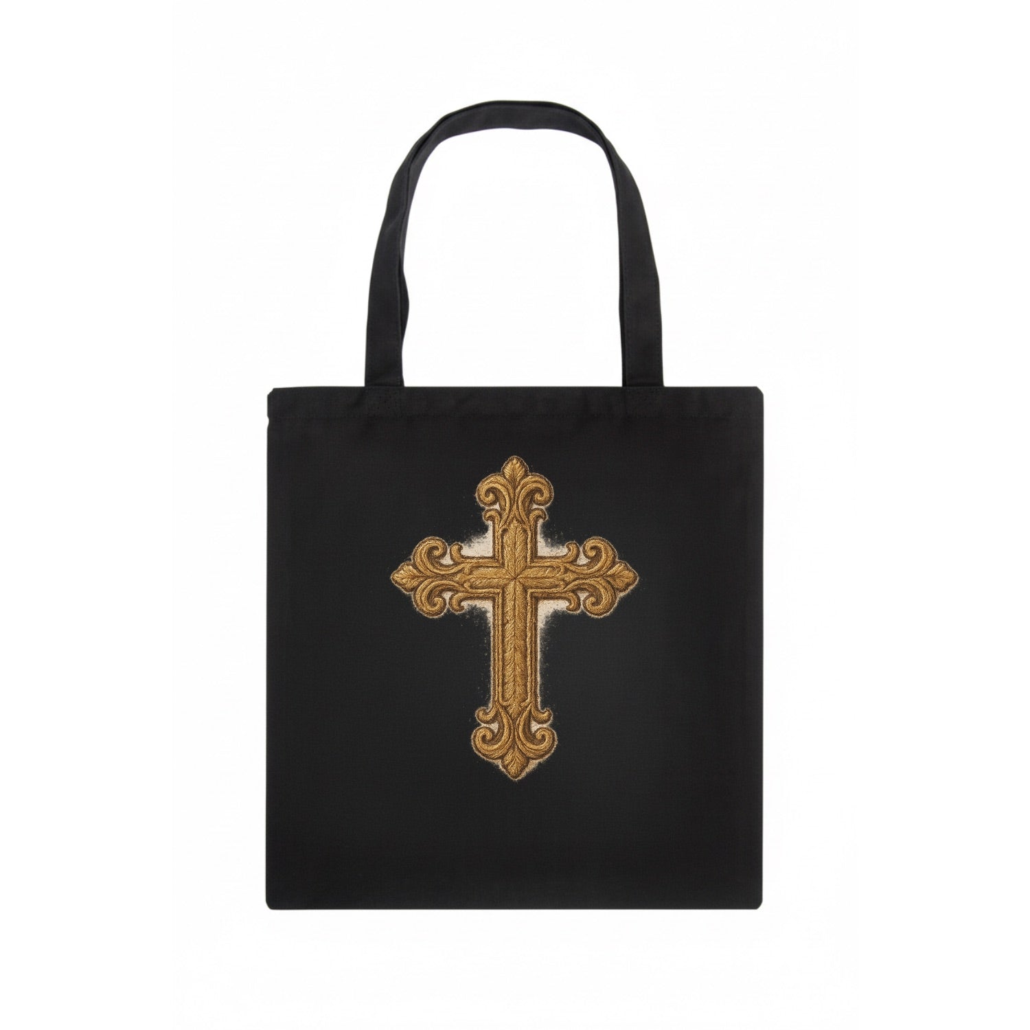Baroque Cross  - Tote Bag - dark