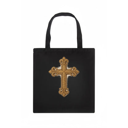 Baroque Cross  - Tote Bag - dark