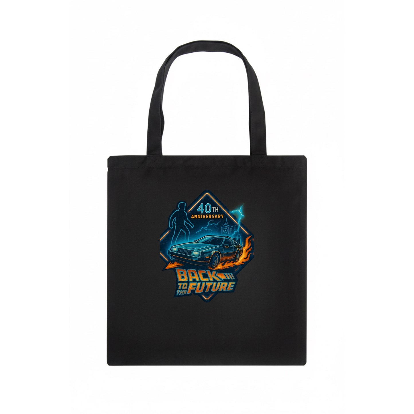 Back To The Future 40th Anniversary 2 - Tote Bag - dark