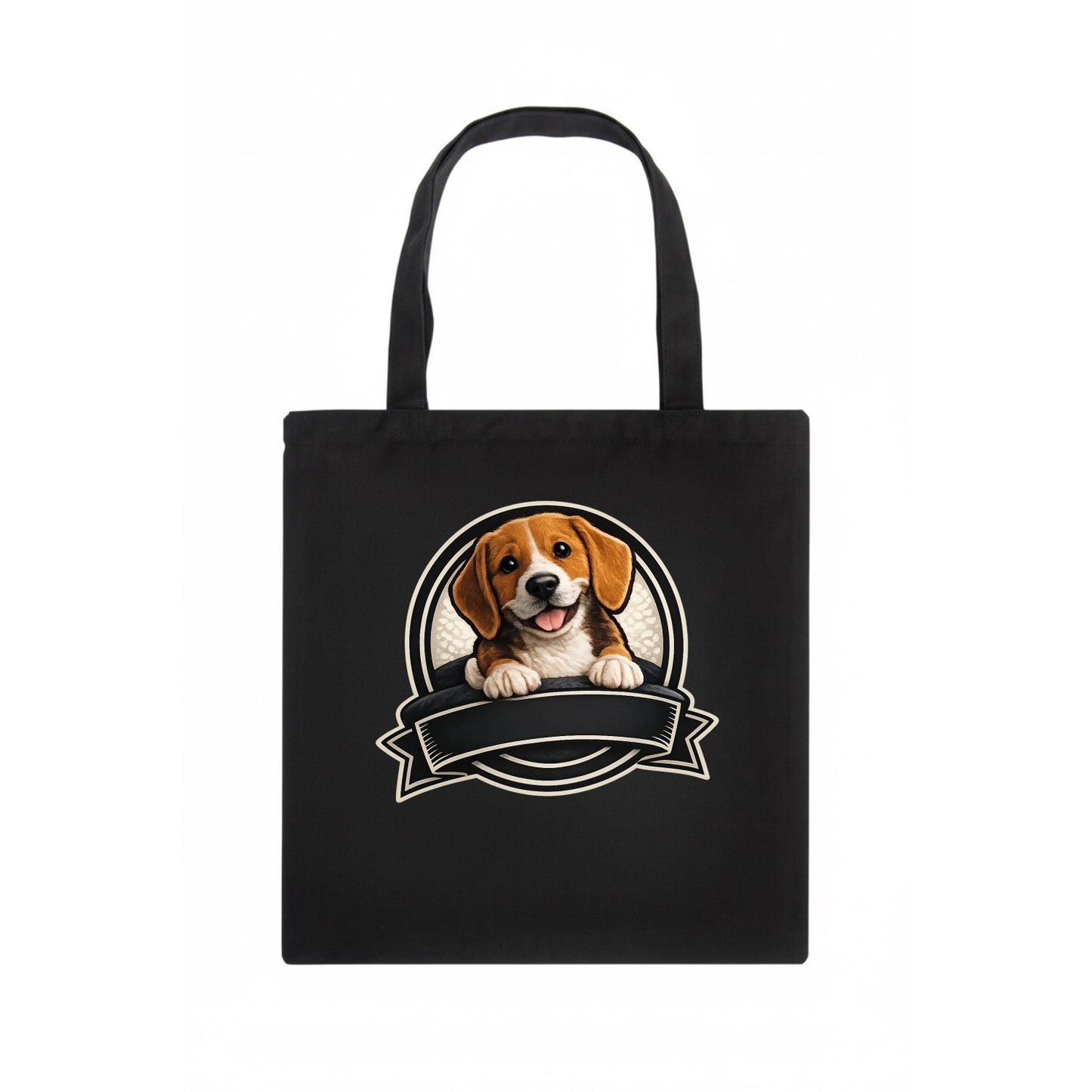 Paws Up Beagle - Tote Bag - dark