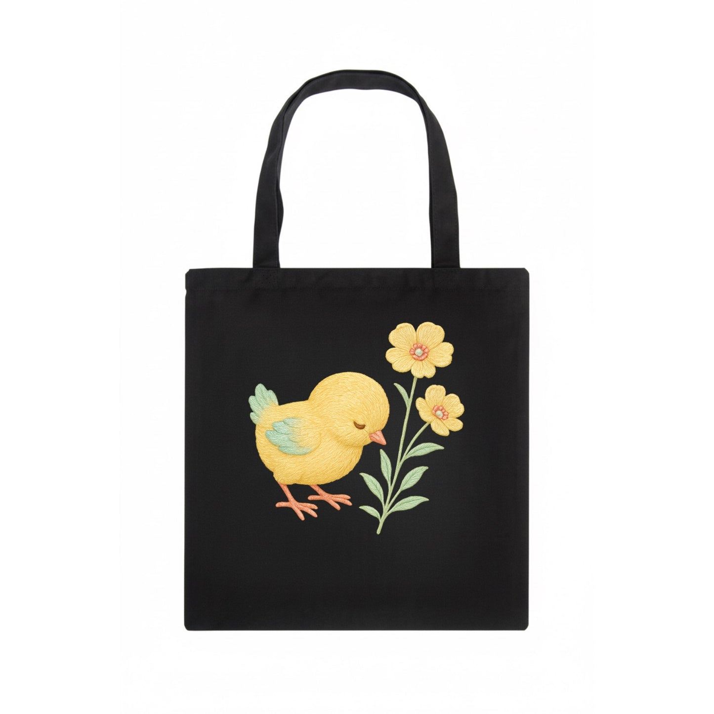 Yellow Chick - Tote Bag - dark