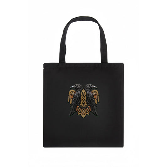 Odin's Ravens - Tote Bag - dark