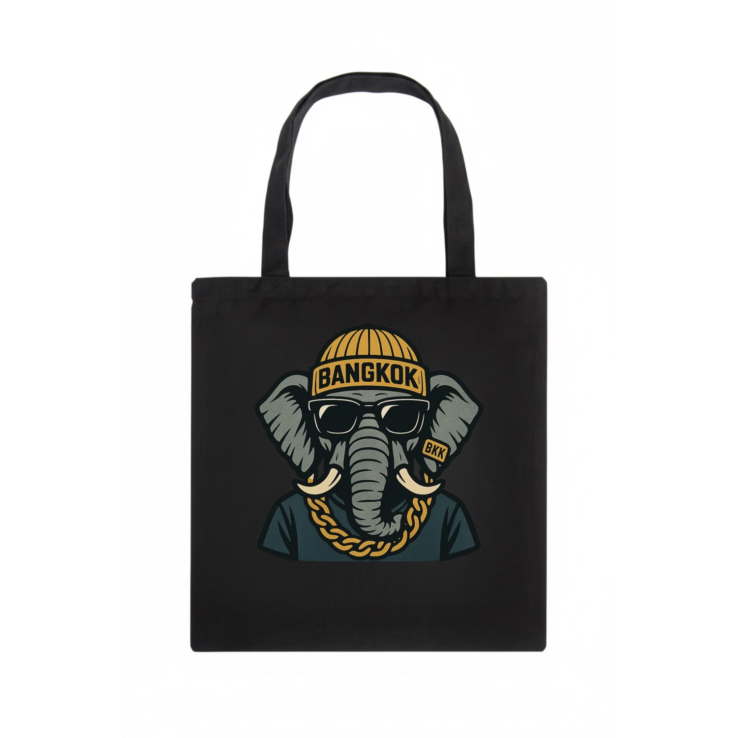 Bangkok Elephant - Tote Bag - dark