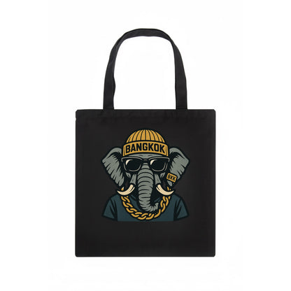 Bangkok Elephant - Tote Bag - dark