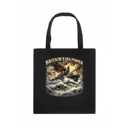 Britain's Sea Power - Tote Bag - dark