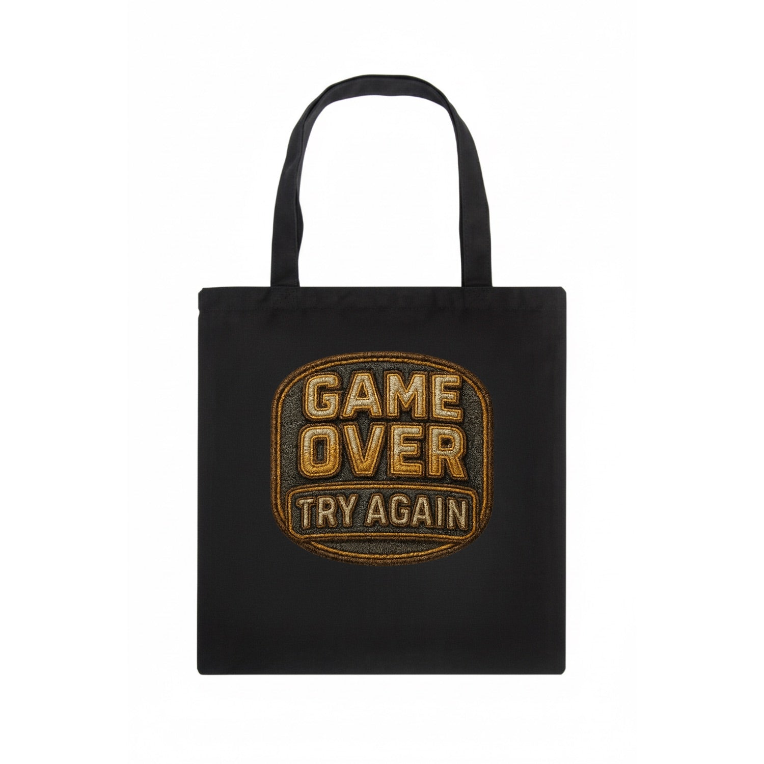 Game Over Try Again  - Tote Bag - dark