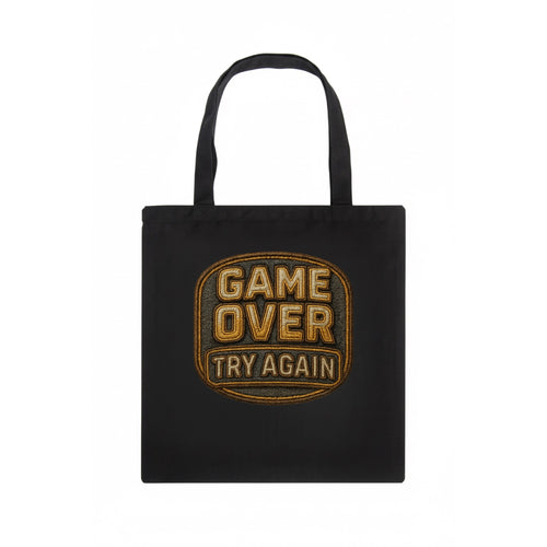 Game Over Try Again  - Tote Bag