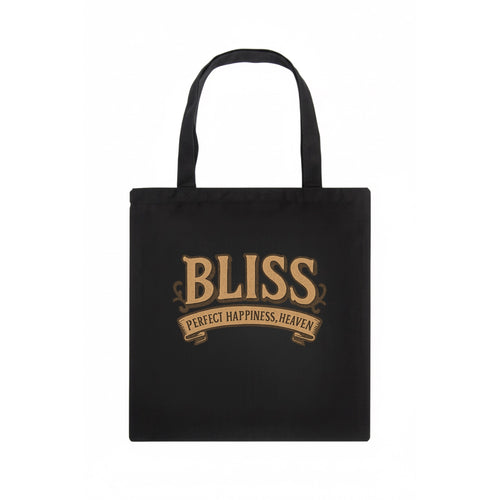 Bold typography design - BLISS - perfect happiness, heaven - Tote Bag