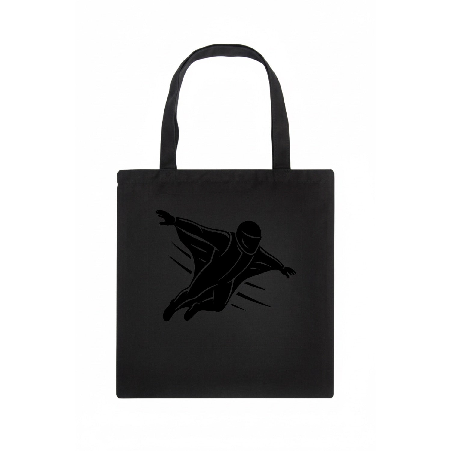 Wingsuit flyer gliding - Tote Bag - dark