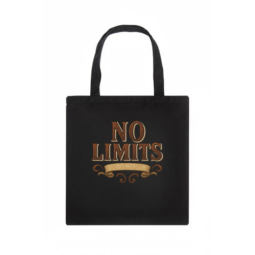 Bold typography design - NO LIMITS - boundless potential - Tote Bag
