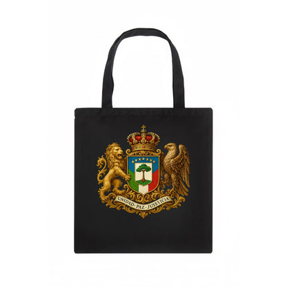 Equatorial Guinea Silk Cotton Tree Emblem - Tote Bag - dark