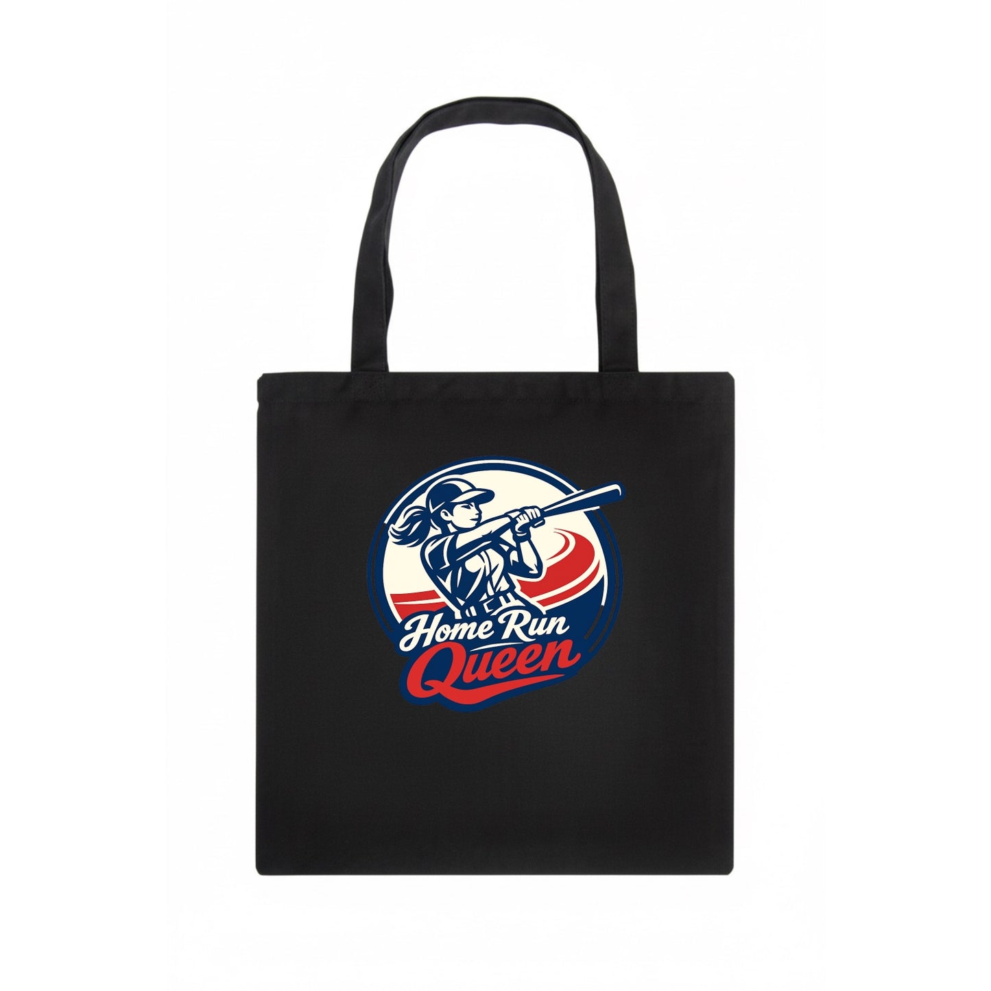 Feminine Power at Bat - Tote Bag - dark