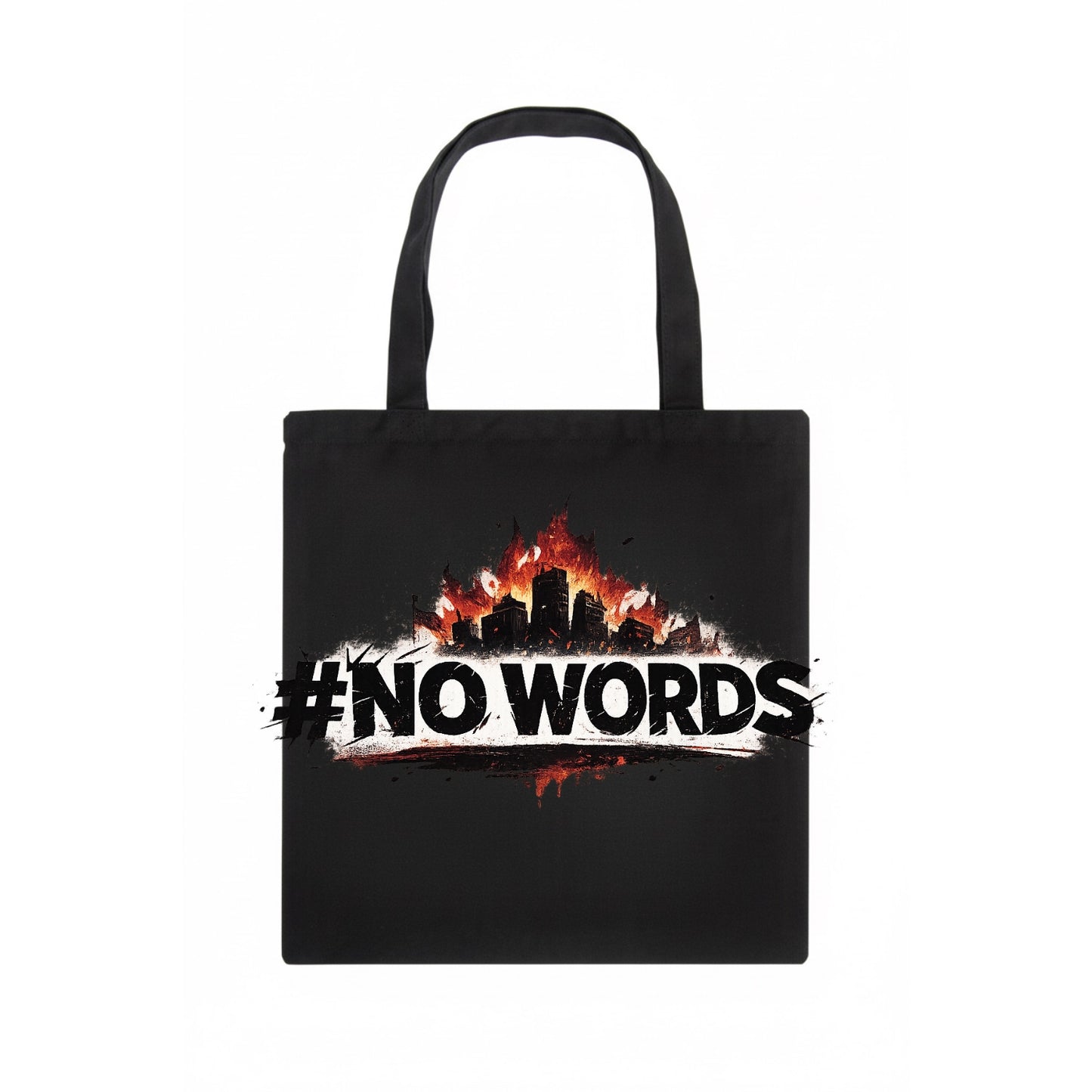 No Words - Tote Bag - dark