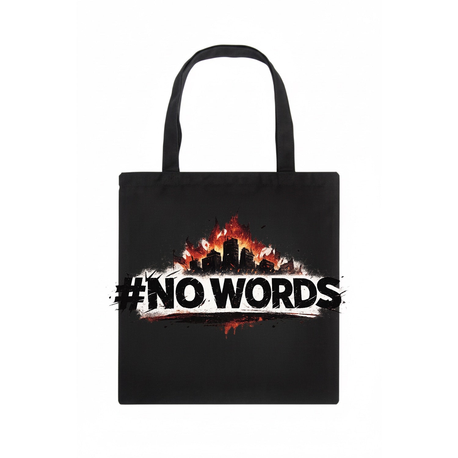 No Words - Tote Bag - dark