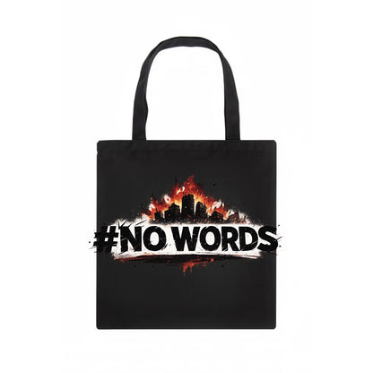 No Words - Tote Bag - dark
