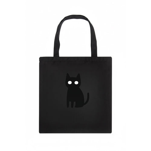 YOU MUST EMBRACE THE VOID | Black cat st - Tote Bag