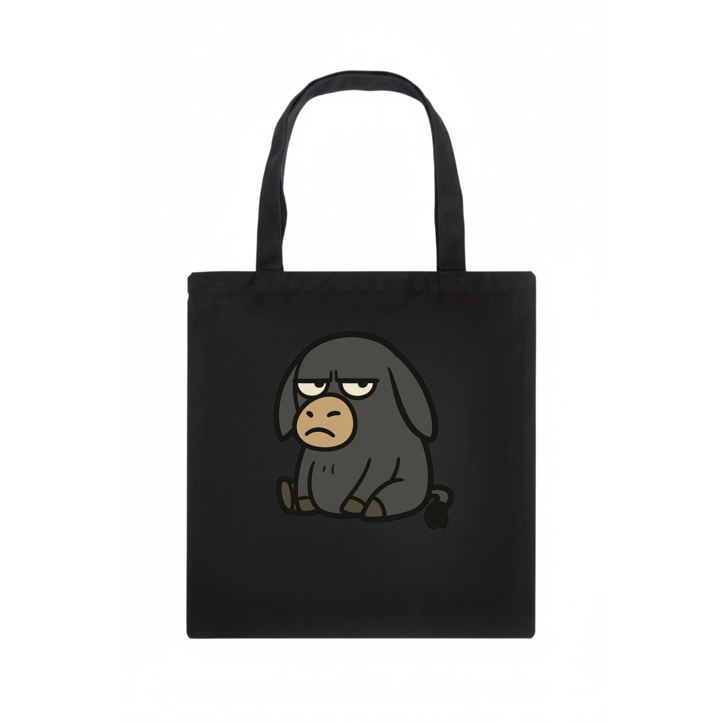 The Donky Judging Silently - Tote Bag - dark