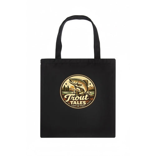 Trout Tales Adventure Emblem - Tote Bag