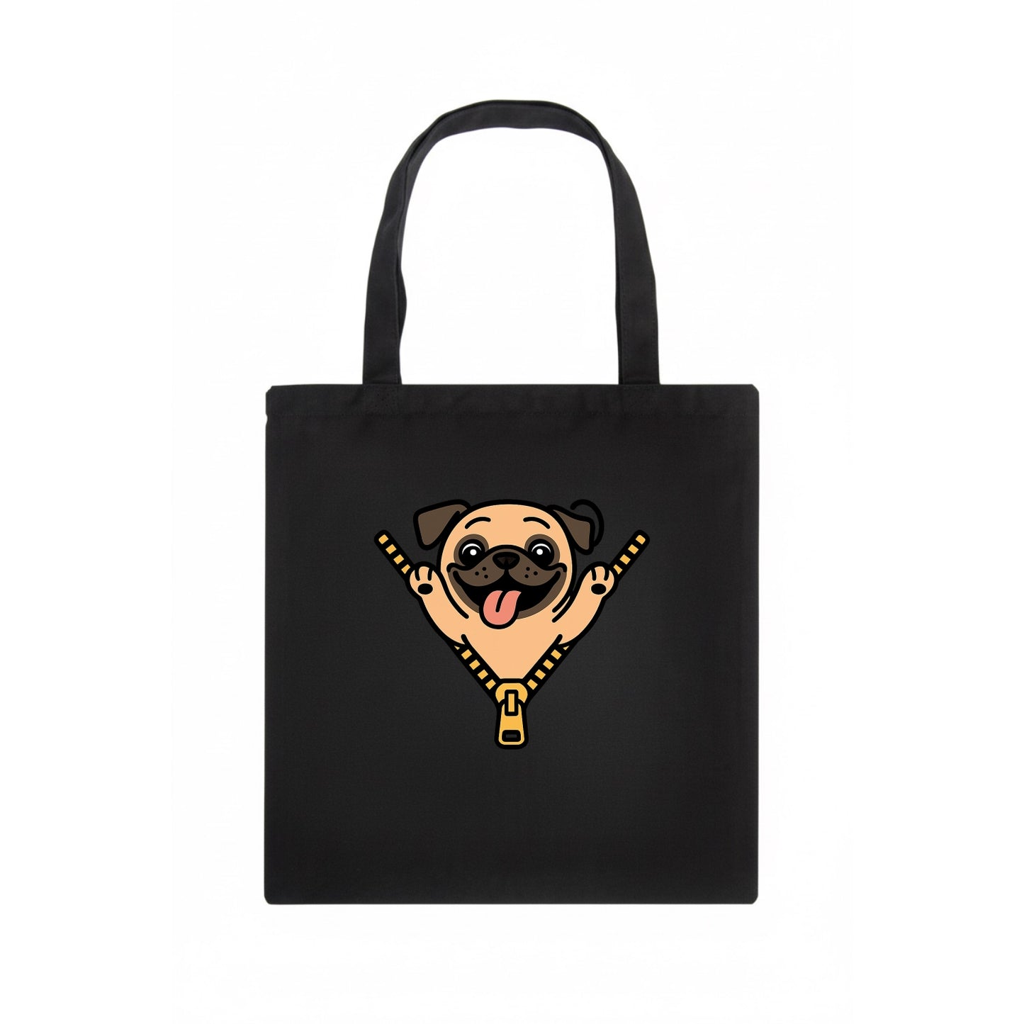 Pug - Tote Bag - dark