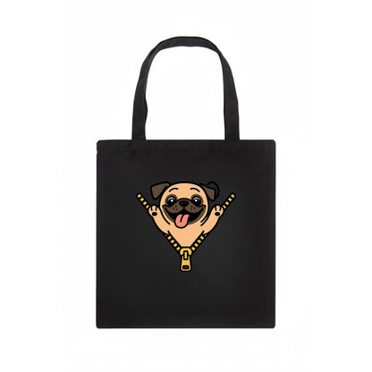 Pug - Tote Bag - dark
