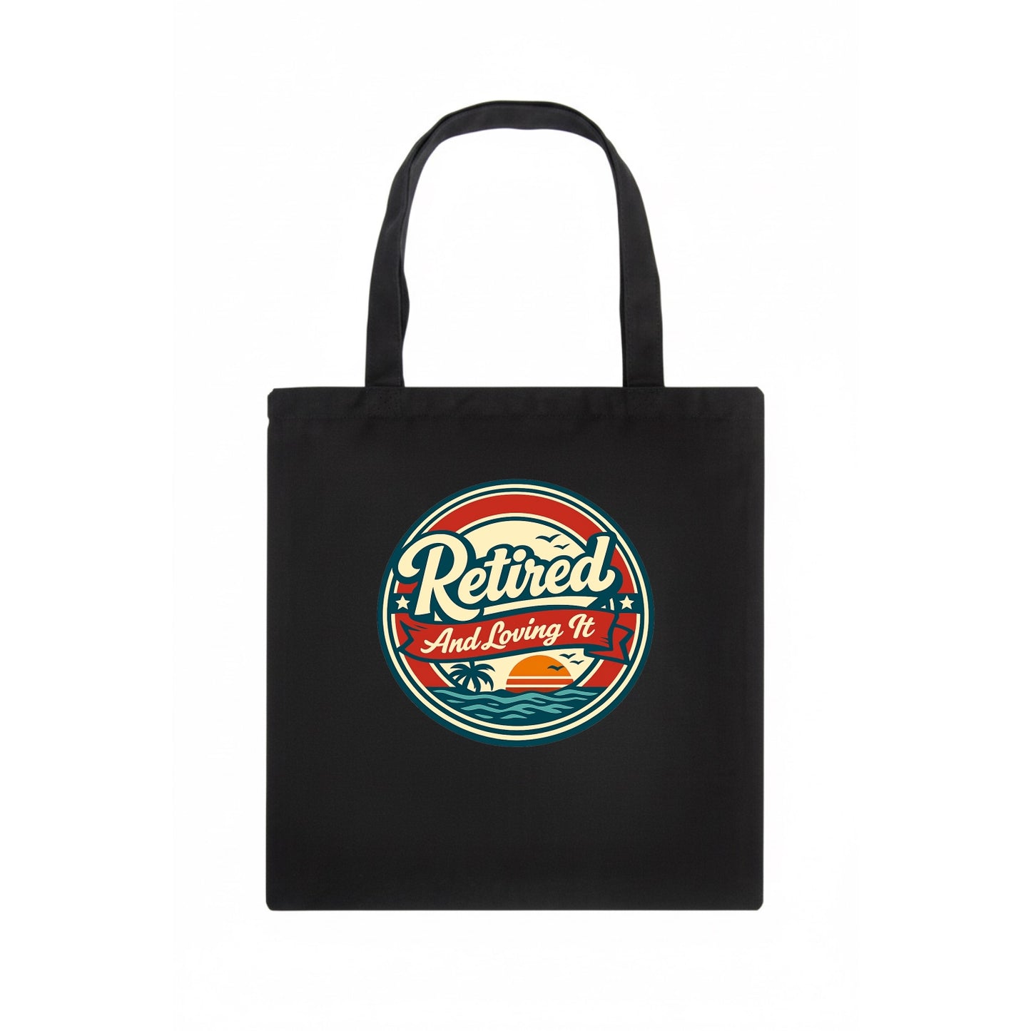 Carefree Retirement Emblem - Tote Bag - dark